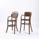Antique set of Michael Thonet wicker and bentwood childrens chairs, 2