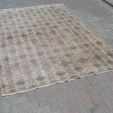 6x9 ft handknotted Turkish rug - rugs for living room bedroom