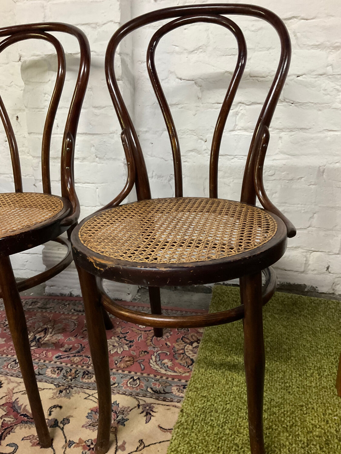 Pair of bistro chairs J&J Kohn early twentieth century