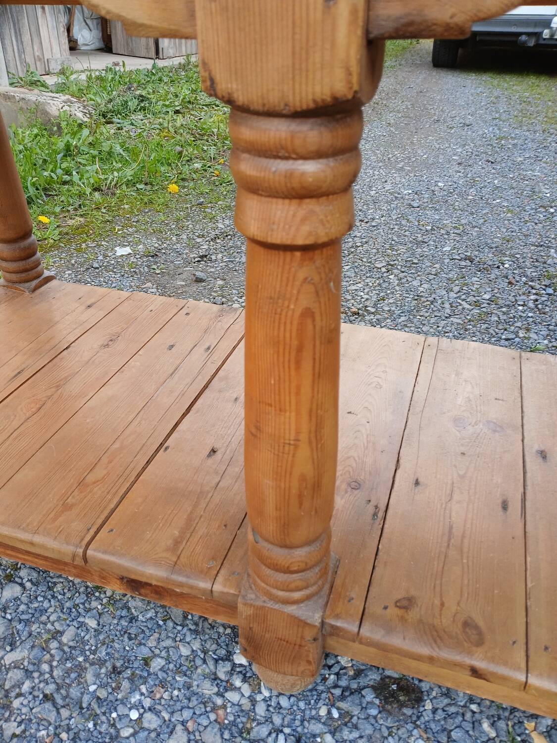 Antique solid pine dresser