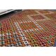 1970s Vintage Turkish Oushak Handmade Wool Cotton Orange Area Rug 179x353