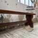 Paire de bancs noyer 1900