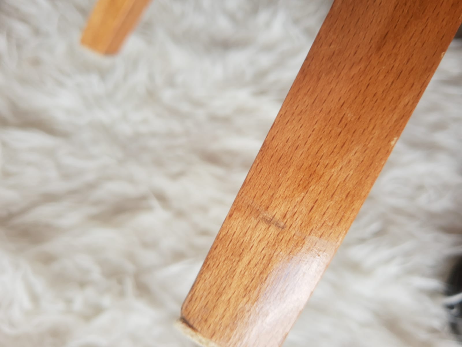 Round stool formica 50-60s vintage