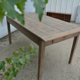 Solid oak farm table