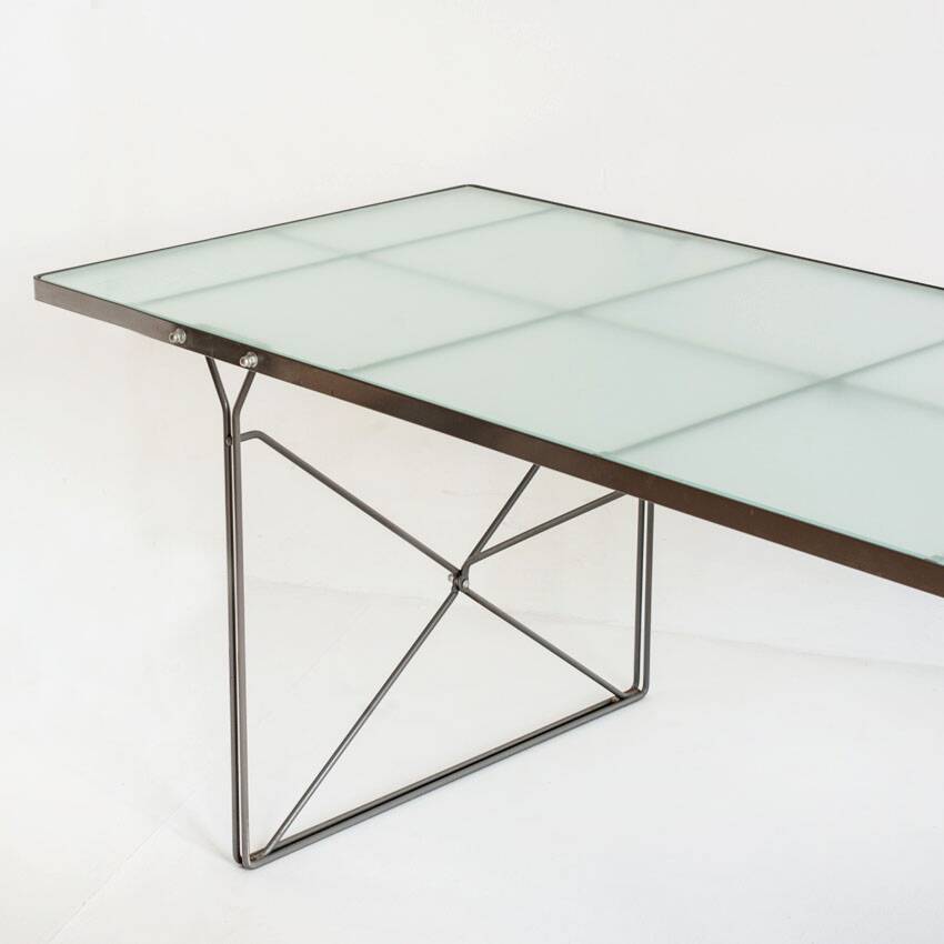 Vintage dining table or desk. moment collection by niels gammelgaard for ikea. 80s-90s.