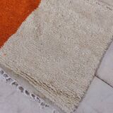 Moroccan handmade artisanal berber carpet magic orange eye 287 x 184 cm