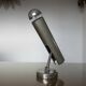 Minimalist wall lamp " lita " articulated in chrome brass 70s