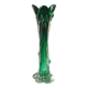 Murano glass art vase blown. Design in the shape of a trunk/floral base. Height 26 cm.