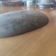 Wenge carved single-piece platter with fish decoration