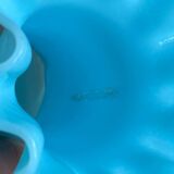 Blue opaline glass vase