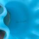 Blue opaline glass vase
