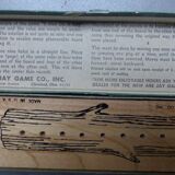 Wooden game "8 men in a log"