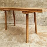 Antique butcher's table, work table, dining table, side table, oak