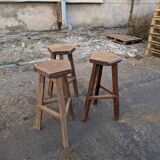 Brutalist stools 1970