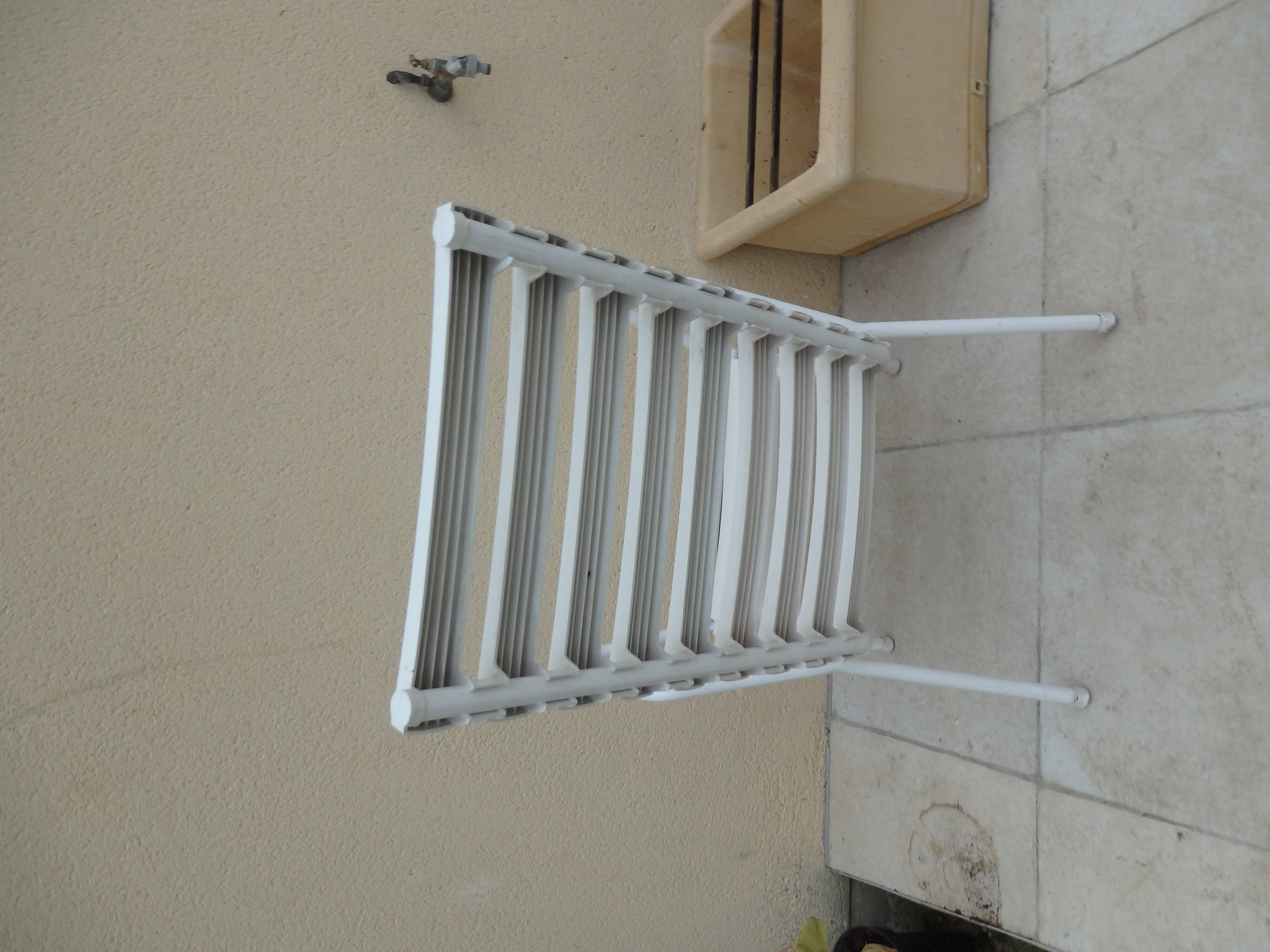 Vintage garden armchair year 70s Sauvagnat Aurillac