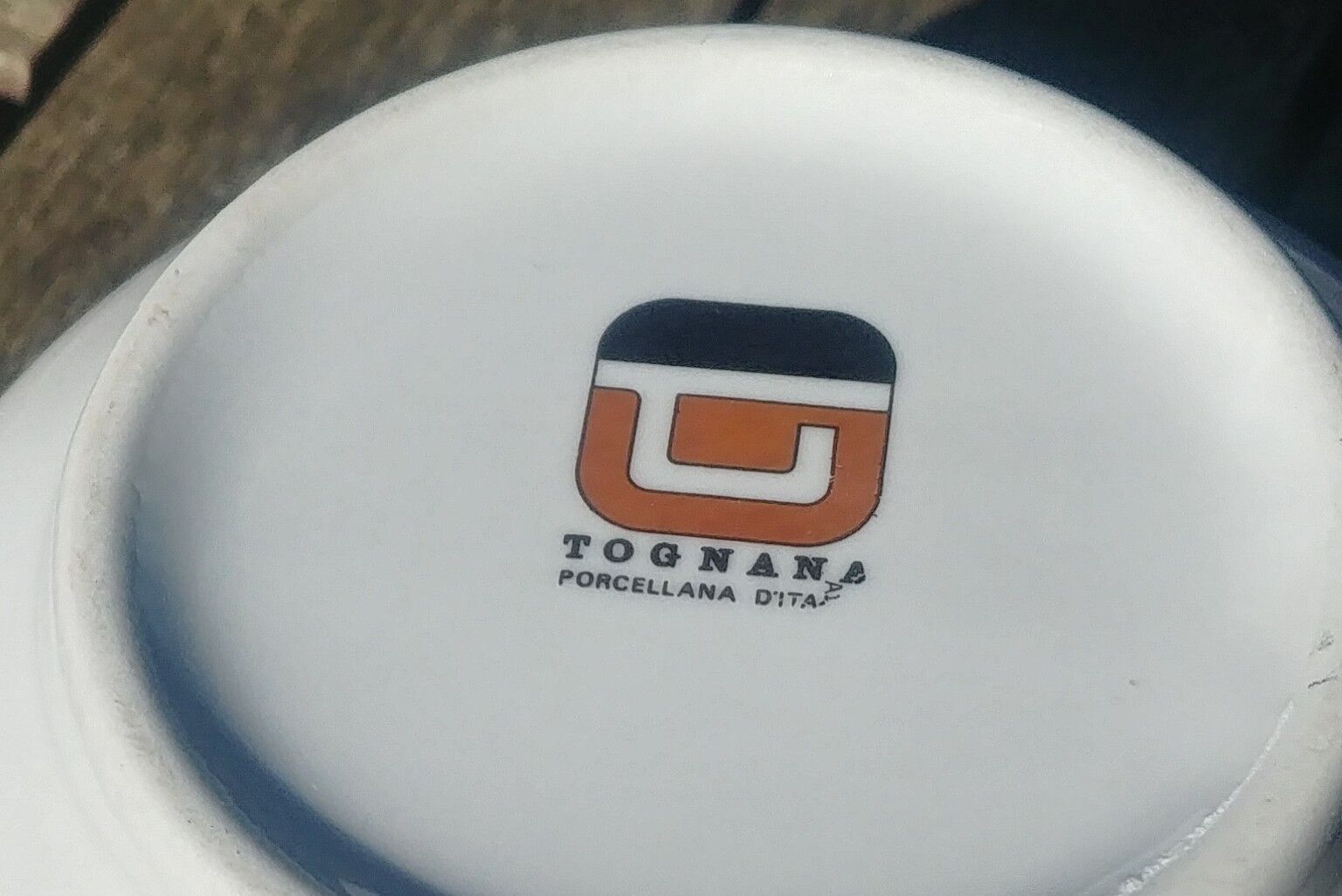 Serving bowl/saucière in porcelain Vintage 70s from Tognana