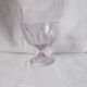Pink glass cup