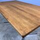 Vintage industrial table desk chrome oak