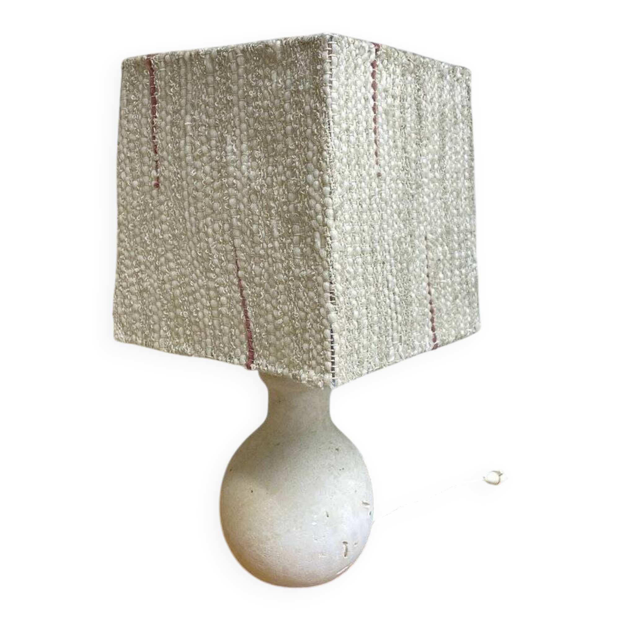 Lampe pierre blanche