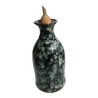 Pottery oil bottle