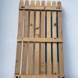 Pine mirror coat rack 1980