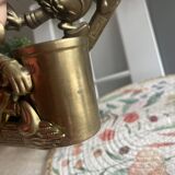 Suite de 2 pots à crayons Disney en laiton, 1960