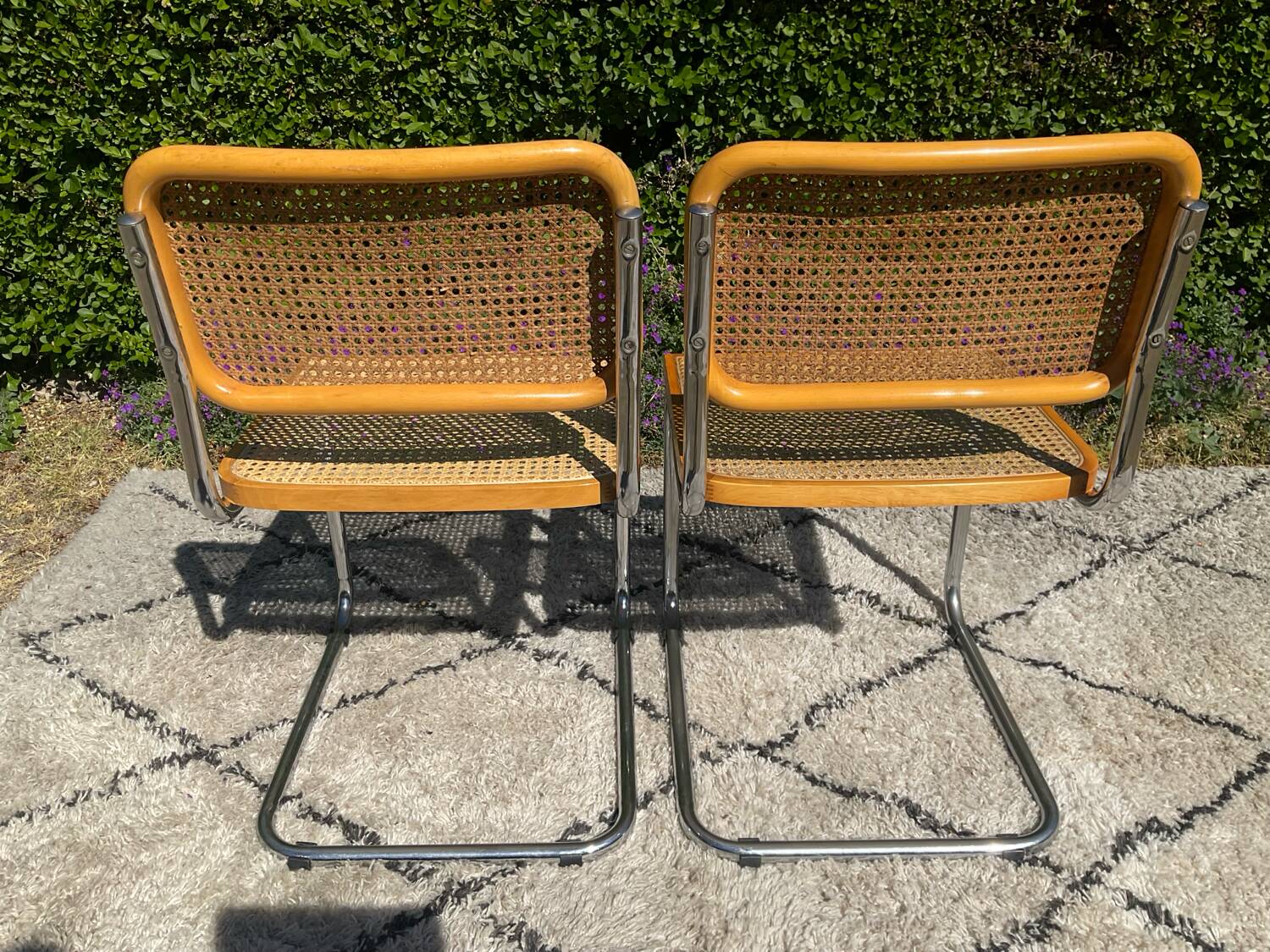 Paire de chaises Marcel Breuer Cesca B32