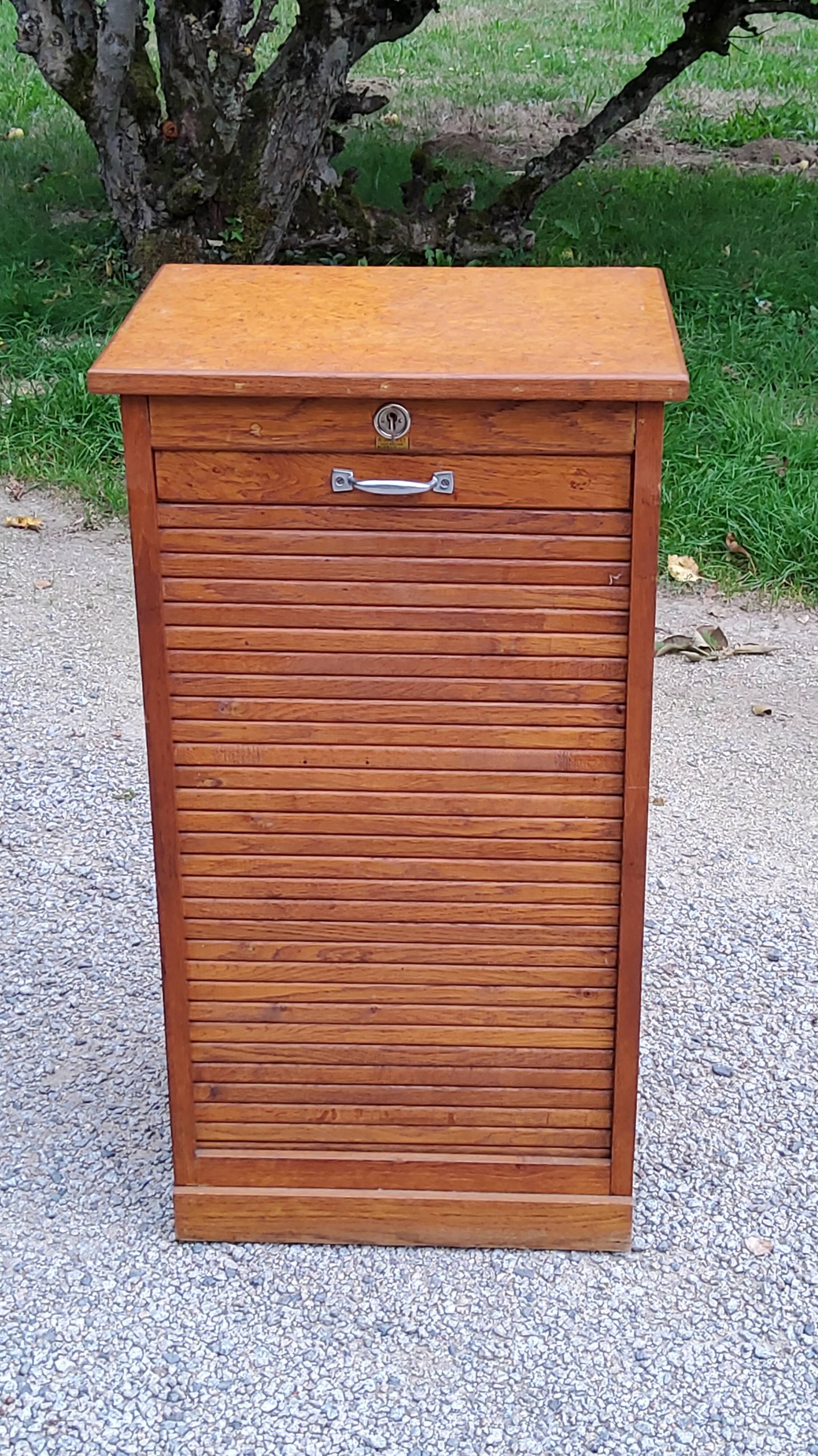 Oak curtain binder from the 50s a.jarnet