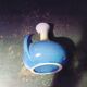 Old vase alpho ceramic blue 1970