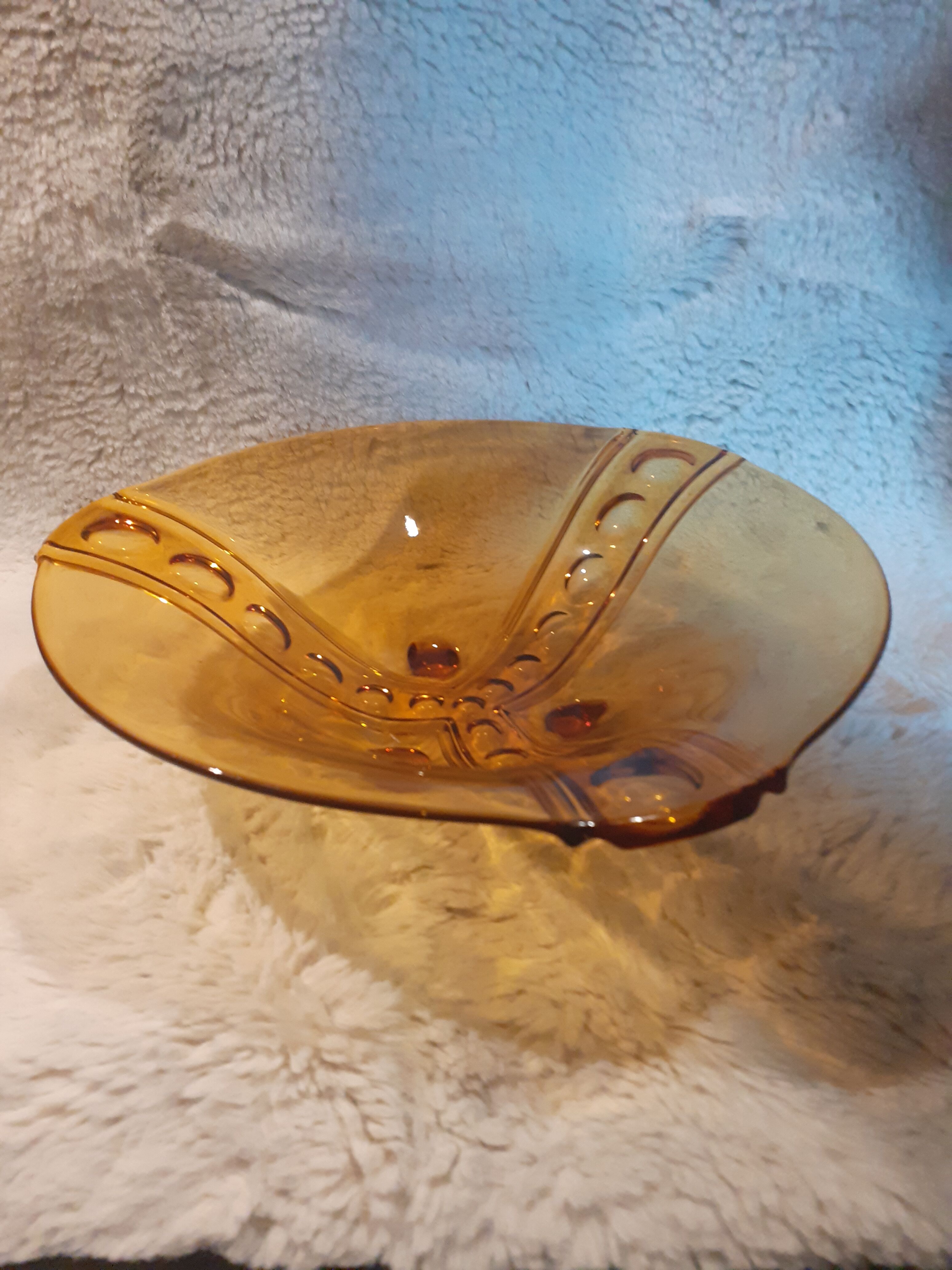 Vintage glass fruit cup