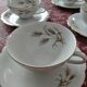 4 cups and saucers in Bavaria porcelain