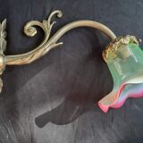 Art deco bronze wall lamp