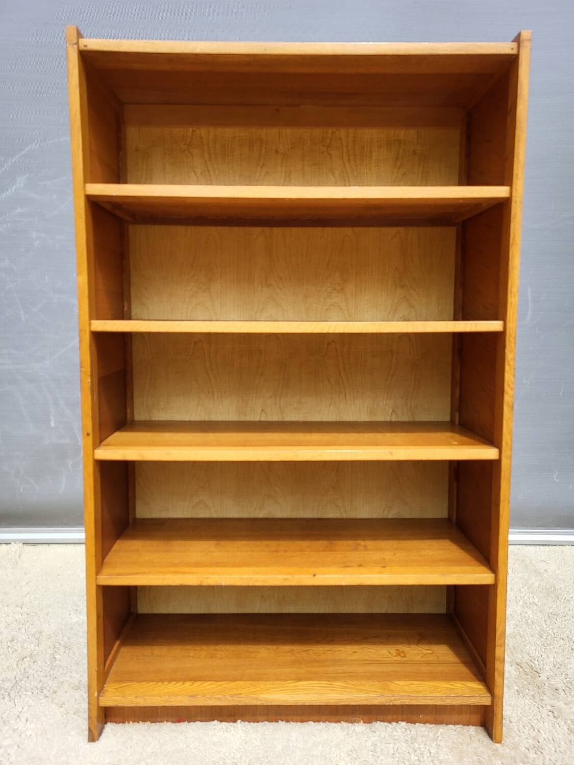 Vintage fixed bookcase 90x36