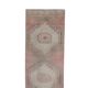 Vintage Turkish hallway rug 84x765 cm