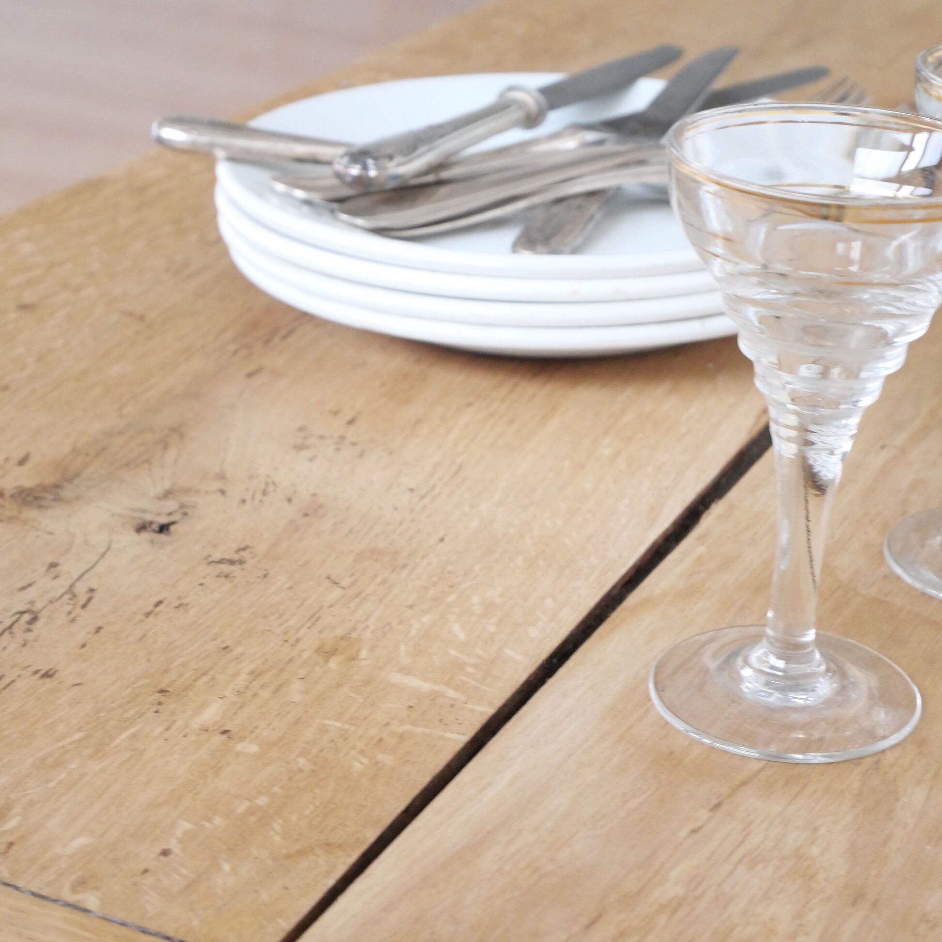 Restored old farmhouse table