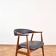 Mid-Century Danish Teak & Leather Armchair by Th. Harlev for Farstrup Møbler, 1950s