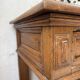 19th-century oak console table
