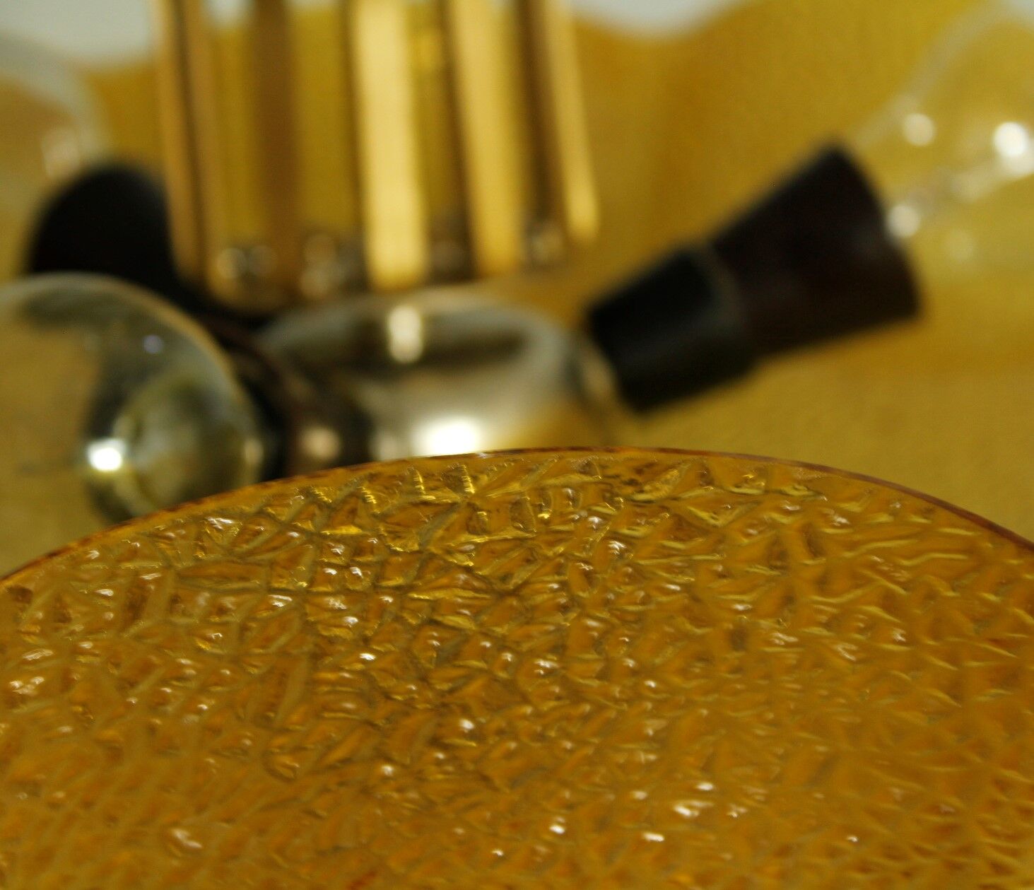 Fountain pendant light from Kamenický Šenov, 1970s