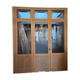 3 glass partition doors with screen printing