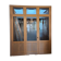 3 glass partition doors with screen printing