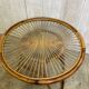 Table basse rotin vintage
