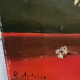 Oil on canvas "the bouquet"