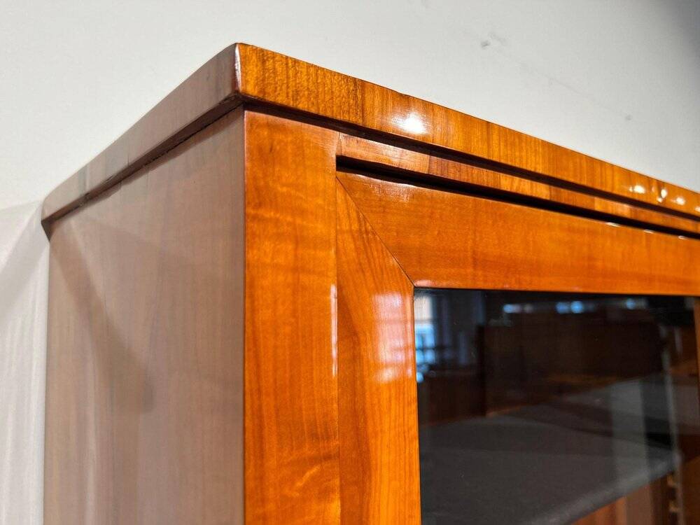 Biedermeier Top Showcase or Vitrine in Cherry Wood, South Germany, 1830