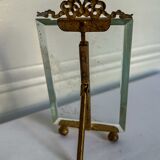 Frame in brass and beveled glass