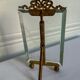 Frame in brass and beveled glass