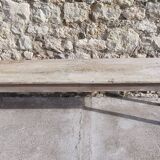 Bench, wooden banquette