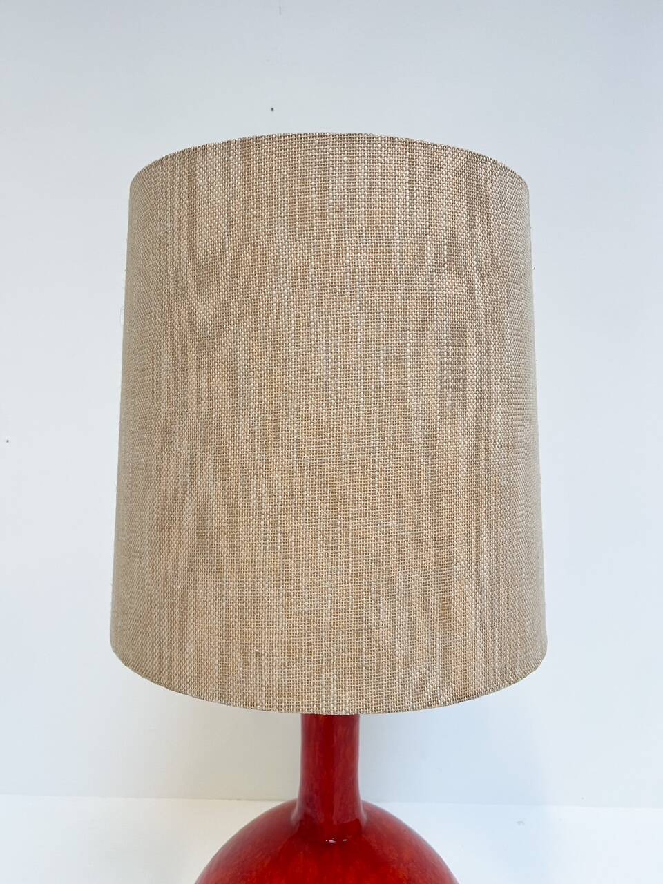 Spherical ceramic lamp in West Germany style, 1960s