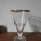 Vase conique en verre La Rochère
