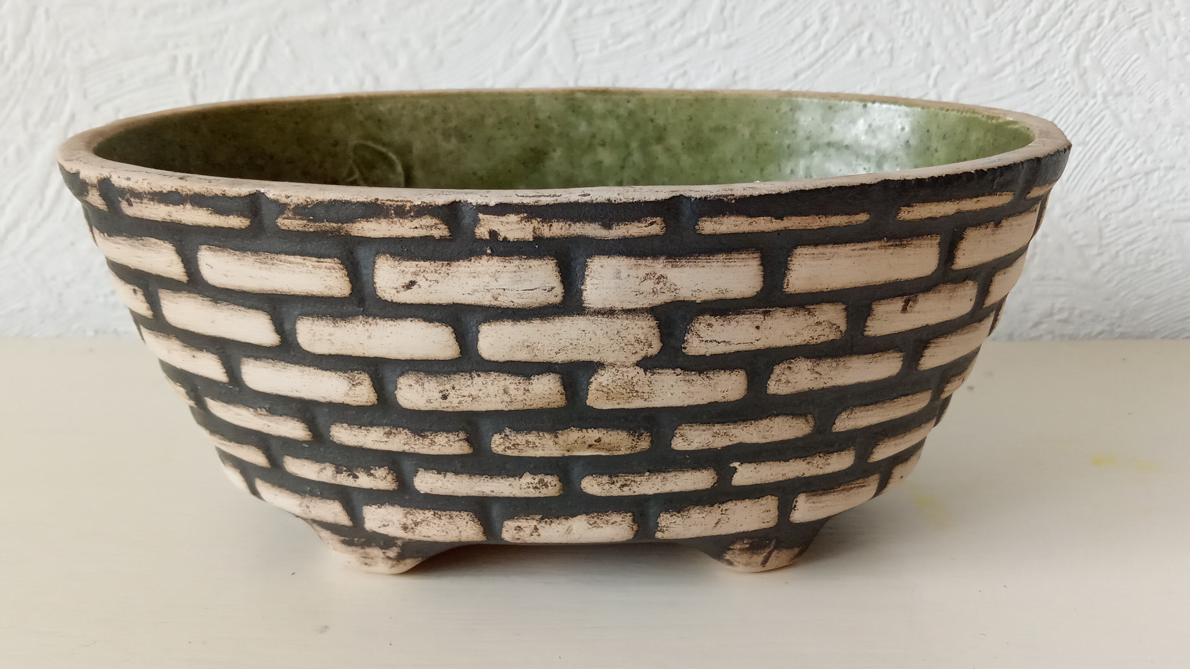 Ceramic cactus planter 50s