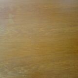 Vintage modernist desk - 5 drawers - shelf - 1950s - closure mechanism